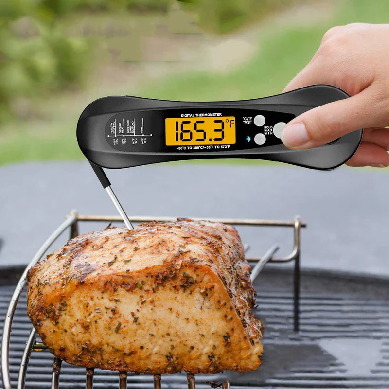 Kitchen Waterproof Folding Electronic Oven Thermometer